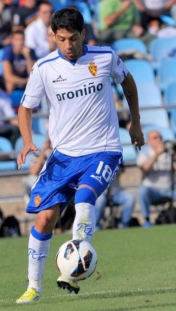 Lucas Wilchez durante un partido