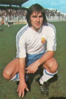 Fotografía de Oñaderra con el Real Zaragoza