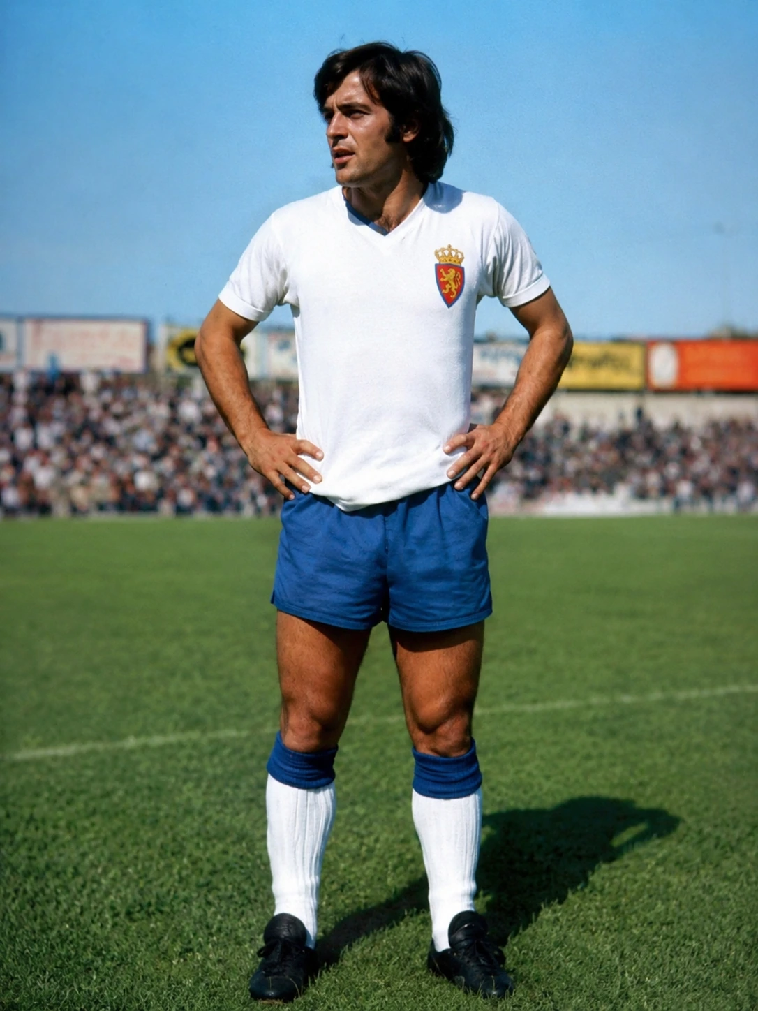 Recreación fotográfica de Luis Leirós con el Real Zaragoza