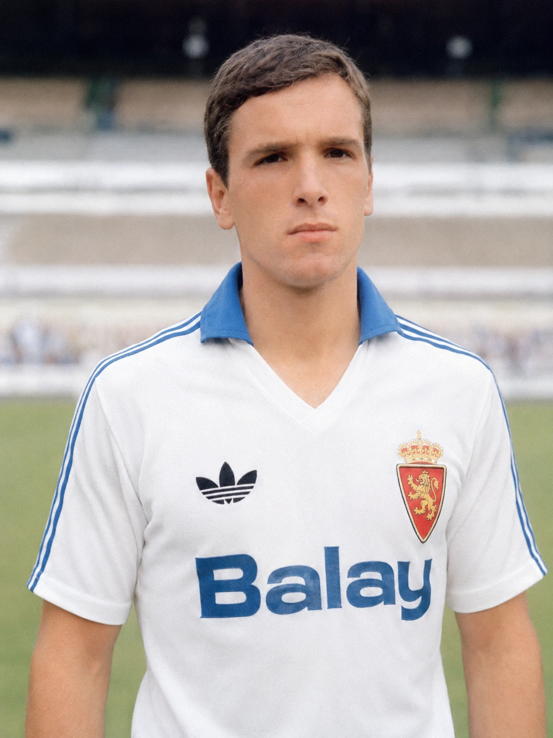 Recreación fotográfica de Pascual Sanz con el Real Zaragoza
